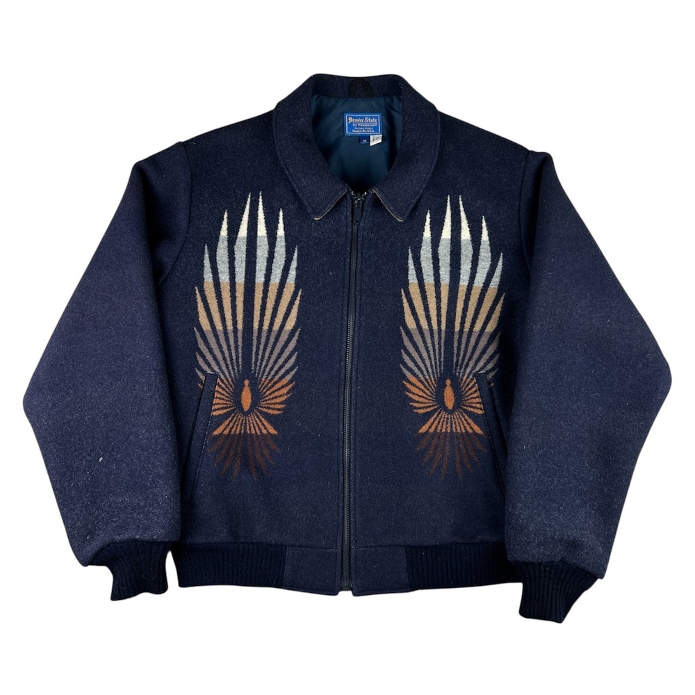 Pendleton Beaver State Wool Bomber Jacket Mens Me… - image 1